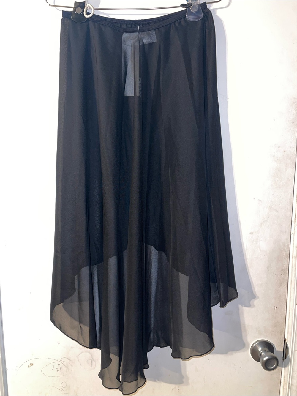NWT Black High-Low Ballet Skirt -XL - Picture 2 of 3